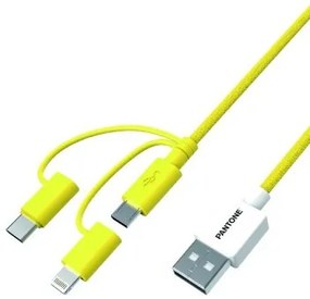 PANTONE 3IN1 CABLE 1.2 MT YELLOW