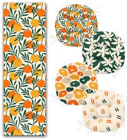 Set di 4 sedute e tavolo - Mila Home