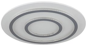 Globo 48042-60W - JAYDEN Lampada da soffitto LED dimmerabile 60W/230V, Ø55 cm, Bianca + Telecomando