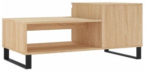 Tavolino da Salotto Rovere Sonoma 100x50x45cm Legno Multistrato