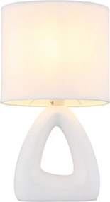 Globo 21731W - Lampada da tavolo  TRIANGLE 1xE14/40W/230V bianco