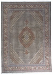 Tabriz Tappeto 350x250 Beige (Iran) Annodato A Mano