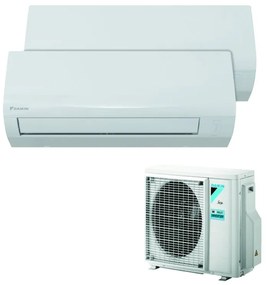 Condizionatore a muro multisplit inverter DAIKIN PRO ERA 9 + 9 14000 BTU classe raffreddamento A++, classe di riscaldamento A+, bianco