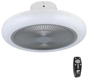 Eglo 35138 - Ventilatore da soffitto dimmerabile a LED KOSTRENA LED/25,5W/230V grigio+TC