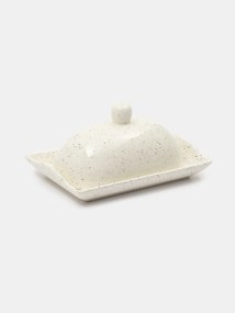 Sinsay - Piatto per burro in ceramica - bianco