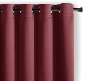 Tenda parzialmente oscurante burgundy 140x270 cm Kierra – Restilo