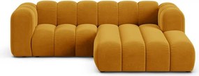 Divano angolare giallo ad angolo destro Lupine - Micadoni Home