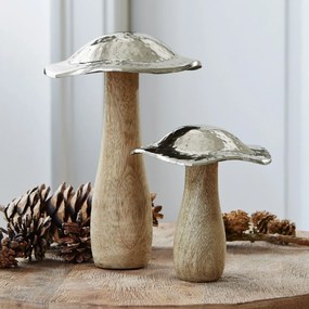 Funghi decorativi set da 2 pezzi Boletus