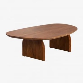Tavolino in legno di acacia Bedum Marrone Frassino - Sklum
