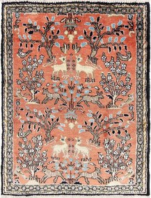 Ghom Tappeto persiano 60x80 Rosso (Iran) Annodato A Mano