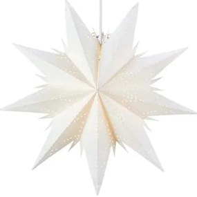 Decorazione luminosa a sospensione bianca con motivo natalizio ø 45 cm Dora - Markslöjd