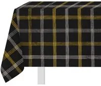 Tovaglia natalizia tartan beige e oro
