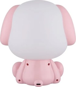Globo 21761P - Lampada notturna LED ricaricabile PUPPY 1W/5V 500 mAh rosa