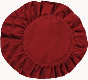 Set di 2 sottobicchieri in cotone Rhea