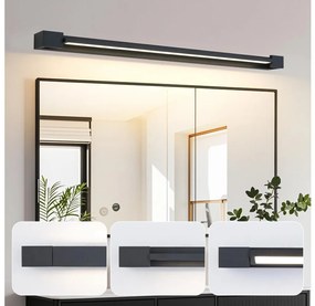 Brilagi-LED Illuminazione per specchio da bagno AQUA LINE LED/24W/230V 90 cm IP44 nero