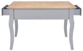 Tavolino da caffè grigio 80x80x50 cm in legno