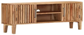 Mobile porta tv 130x30x45 cm in legno massello di acacia