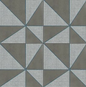 Mutina Azulej Gira Piastrella Smaltata Cm 20x20 Gres Porcellanato Grigio