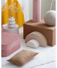 Cuscino per divano da bambini marrone con rivestimento in velluto a coste Bolster – Wigiwama