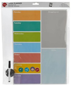 Lavagna magnetica 30x42 cm Week Planner - Balvi