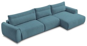 Divano angolare blu Aden – Bobochic Paris