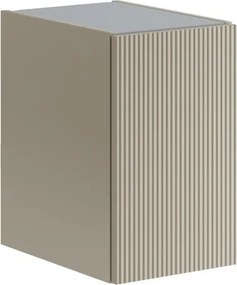 Estensione per mobile da bagno Opera 1 anta, cannettato laccato opaco sabbia L30 x H50 x P45.5 cm