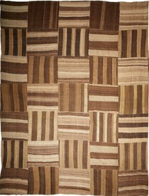 Patchwork Tappeto 400x370 (Iran) Annodato A Mano