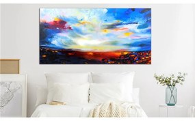 Quadro Colourful Sky (1 Part) Wide  Colore colorful, Dimensioni e Misure 70x35