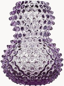 Vaso in vetro soffiato Hobnail, alt. 20 cm