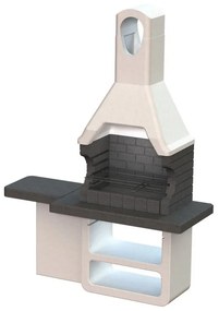 Barbecue fisso in cemento a carbonella SAROM FUOCO Ulisse L 170 x H 232 x P 64 cm