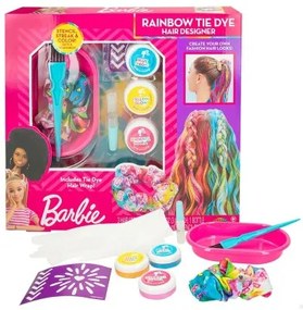 Set per Capelli Barbie Rainbow Tie Capelli con riflessi Multicolore