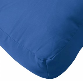 Cuscino per Pallet Blu Reale 60x40x12 cm in Tessuto