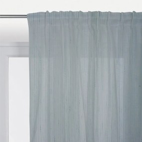 Tenda filtrante Millerighe bianco/celeste, nastro arricciatura automatica 200x290 cm