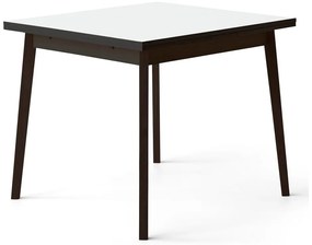 Tavolo da pranzo pieghevole bianco e nero in rovere Hammel , 90 x 90 cm Single - Hammel Furniture