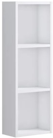 Pensile bagno Brera bianco laccato opaco P 17 x L 30 x H 90 cm