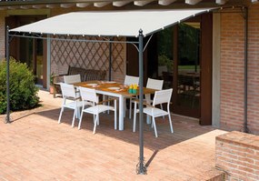 Pergola da Giardino in Ferro 4X3m Vorghini Chains Sabbia...
