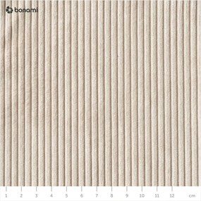 Pouf divano in velluto a coste Avorio More - Karup Design