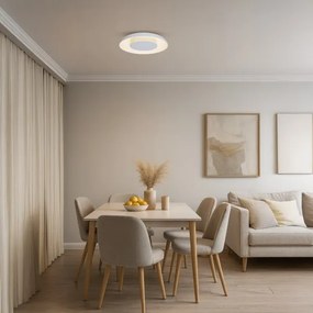 Plafoniera LED PIATTINO, 30W, 230V, 3000/4000/6000K, Ø 40 cm, bianca