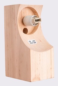 Lampada da parete bianca/di colore naturale ø 12 cm Solum – Sollux