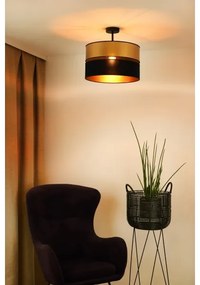Brilagi - Lampadario a plafone ROYAL 1xE27/15W/230V diametro 40 cm nero/oro
