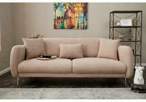 Divano letto beige 210 cm Simena - Balcab Home