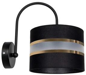 Applique CORAL 1xE27 / 60W / 230V nero