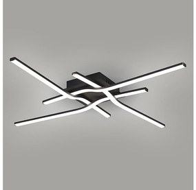 Brilagi - Plafoniera LED STRIPES LED/38W/230V nera