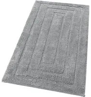 Tappeto Bagno 60x40 cm Puro Cotone Elegante Lussuoso Morbido Scendiletto Antiscivolo Grigio