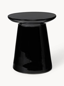 Tavolino rotondo con finitura lucida Dunstan