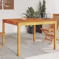 Tavolo da Pranzo da Giardino 110x110x75cm Legno Massello Acacia 366369