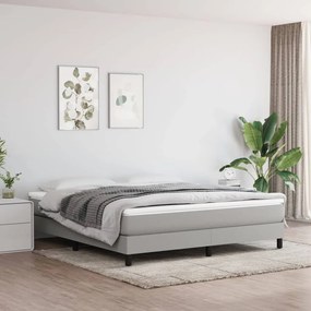 Materasso A Molle Insacchettate Grigio Chiaro 180x200x20 Cm /