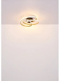 Globo 67183-40N - Lampadario a plafone LED GLYXAR LED/40W/230V cromo/nero