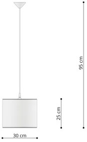 Sollux SL.1416 - Lampadario a sospensione per bambini FAIRY 1xE27/15W/230V diametro 30 cm