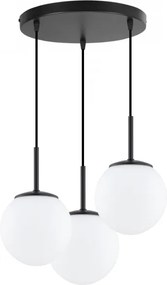BRILAGI - Lampadario su cavo MILO 3xE27/60W/230V nero